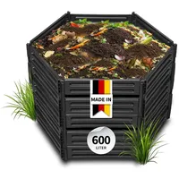 GARANTIA AIR-KING Steckkomposter 600 Liter schwarz