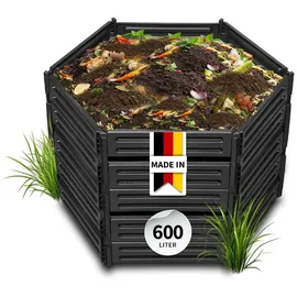 GARANTIA AIR-KING Steckkomposter 600 Liter schwarz