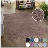Carpet City Shaggy Hochflor Teppich - 133x190 cm -