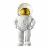 donkey The Giant Astronaut White, Schneekugel, Glitzerkugel, Deko, weiß, 30 cm