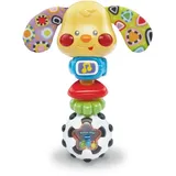 Vtech Baby Wauwau-Rassel – Babyrassel Im Hündchen-Design Mit Lustigen Sätzen, Musik Und Lichteffekten – Für Babys Von 3-24 Monaten