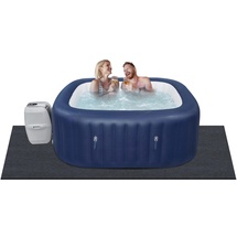 Vevor Poolunterlage 500 g/m2 Whirlpool Matte 1905 x 1905 x 2,4 mm Bodenplane Filz & PE Bodenschutz Pool Unterlegmatte Schutzmatte Bodenplatte Bodenschutzplane Poolteppich Filzmatte Bodenmatte