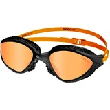 Buddyswim Ozean Schwimmbrille Schwarz-Orange/Orange One Size