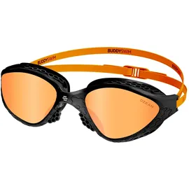 Buddyswim Ozean Schwimmbrille Schwarz-Orange/Orange One Size