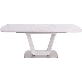 SalesFever Devin 160/200 x 76 x 90 cm weiß/silber