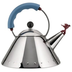Alessi Wasserkessel Michael Graves 9093, (1-tlg) silberfarben