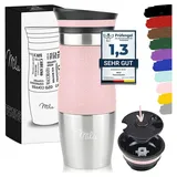 MILU Isolierbecher 0,37 l Rosa 6 St.