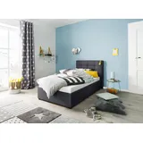 LÜTTENHÜTT »Endres« mit Bettkasten, wahlweise ohne Matratze/Lattenrost oder incl. Matratze grau