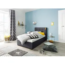 LÜTTENHÜTT »Endres« mit Bettkasten, wahlweise ohne Matratze/Lattenrost oder incl. Matratze grau