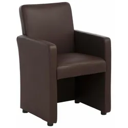 Cocktailsessel HOME AFFAIRE "Bologna", braun, B:60cm H:90cm T:59cm, Luxus-Microfaser, Kunstleder, Microfaser, Sessel, in verschiedenen Farben und Materialien erhältlich