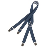 LINDENMANN Hosenträger XXL Lindenmann Hosenträger verstärkte Clips blau-weiß gepunktet blau 110 cm - bis 1.70 m