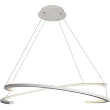 V-Tac Hängeleuchte Pendellampe Wohnzimmerlampe Metall Weiß 360° Abstrahlung L 120 cm