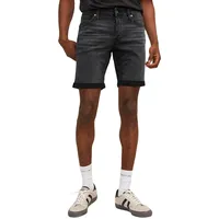 JACK & JONES Jeans-Shorts in Anthrazit - S