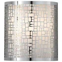 Joplin 1-flammige Wandleuchte - Chrom