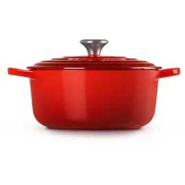 Le Creuset Signature Bräter 20 cm rund kirschrot