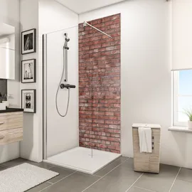Schulte Duschrückwand rot