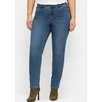 Sheego Bequeme Jeans Jeans blau 50