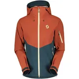 Scott Explorair 3l Jacke - Earth Red / Aruba Green - XS