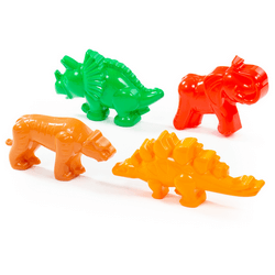 Tiger, Mammut, Dinosaurier Sandförmchen
