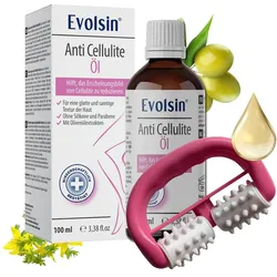 Evolsin Anti Cellulite Öl mit Massageroller