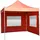 VCM Faltpavillon 3 x 3 m inkl. 2 Seitenteile Terracotta