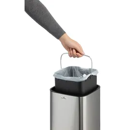 Durable Sensor Abfalleimer 6 l Silber