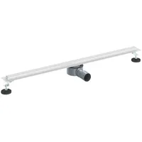 VidaXL 360° Duschablauf mit slim Modell Silber 90 cm
