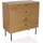 hjh living Linno K 80 x 85 x 40 cm Eiche / Braun