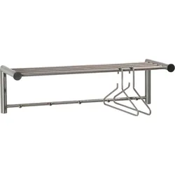 Garderobenhalter SPINDER DESIGN "Suza", silber (edelstahlfarben), B:79cm H:23cm T:29cm, Edelstahl, Garderobenhalter, Breite 79 cm