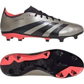 adidas Predator League FG Platinum Metallic / Aurora Black / Turbo 46    