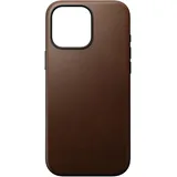 Nomad iPhone 16 Pro Max Ledertasche braun