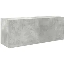 vidaXL Betongrau 80x25x30 cm Holzwerkstoff