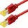 TecLines Tecline S/FTP Cat6A - 1m - RJ-45 - S/FTP (S-STP) - Rot