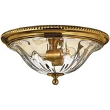 Elstead Lighting Cambridge Deckenleuchte, Messing und Glas, 2 Glühbirnen - Gold