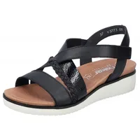 Rieker Keilsandaletten in schwarz, | Gr.: 40
