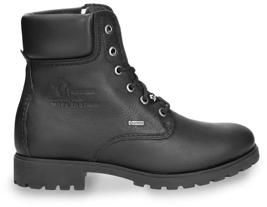 Panama Jack Winterstiefelette »Panama«, Winterboots, Schnürboots, mit GORE-TEX, seitliche Logoprägung Panama Jack schwarz 41