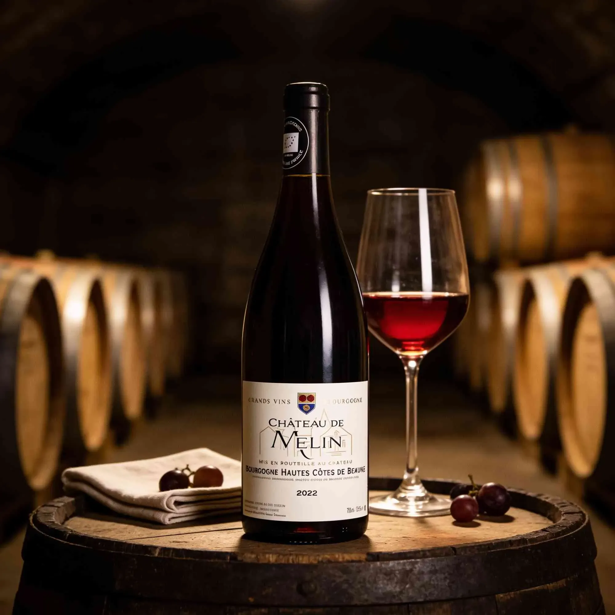 Château de Melin 2022 Château de Melin Bourgogne Hautes-Côtes de Beaune Rouge 2022 Pinot Noir Frankreich