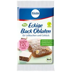 Bio Back Oblaten eckig