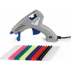 DREMEL® Heißklebepistole 930, 12 Farb-Klebestifte (7 mm), 6 Klebestifte (7 mm)
