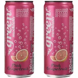 Green Mocktails Pink-Grapefruit 4 x 330ml (Packung mit 2)
