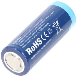 XTAR 26650 5200mAh, 3,6V - 3,7V Li-Ion Akku, PCB geschützt, Abmessungen 26,5x68,2mm