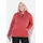 Ulla Popken Strickfleece-Jacke Orange 58
