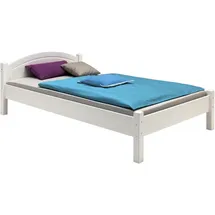 Idimex Massivholzbett 100 x 200 cm Weiß