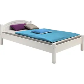 Idimex Massivholzbett 100 x 200 cm Weiß