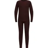 Odlo Kinder Unterwäsche set Merino 200 112029-30910 164 - fudge - 164