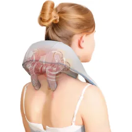 Axion Kraftwerk Kabelloses Nackenmassagegerät inkl. Wärmefunktion grau 50-74cm 0-12M