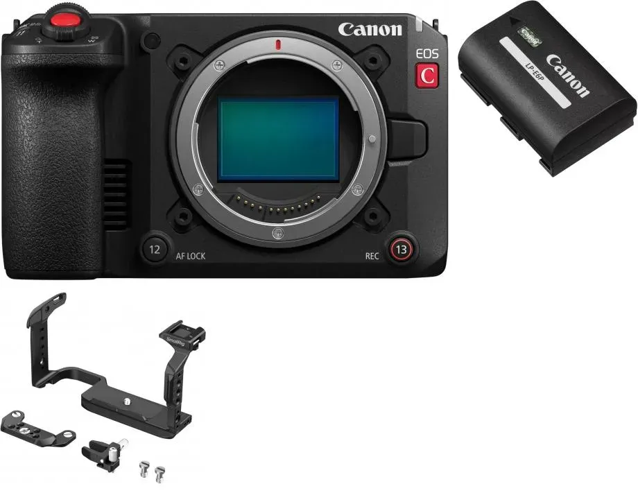 Canon EOS C50 + LP-E6P Akku + SmallRig Cage Kit | 300,00€ Fang den Sommer ein Cashback 3.549,00€ Effektivpreis