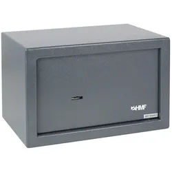 HMF 49200-11 Safe Tresor mit Schlüssel, Möbeltresor  31 x 20 x 20 cm  Anthrazit