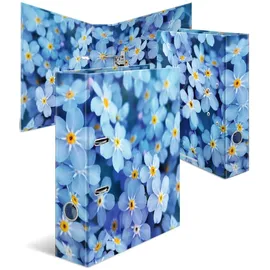 Herma Ordner Blue Flowers Motivordner 7,0 cm DIN A4
