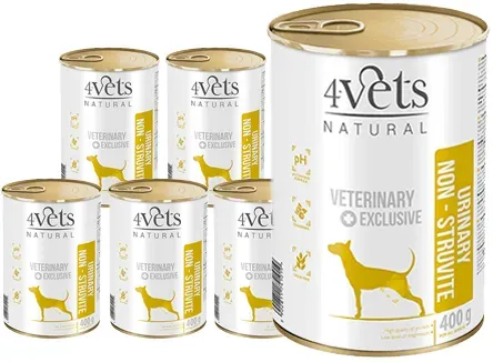 4 Vets Dog Urinary Non-struvite 6x400g
